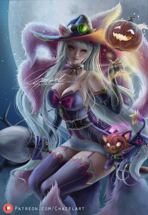 Bewitching Ahri (Concept Art)