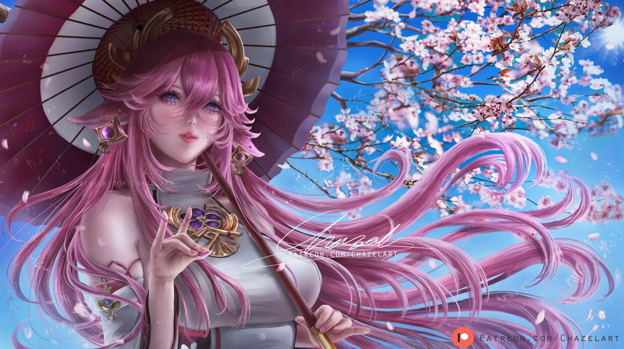 Genshin Impact 'Yae Miko' | Click for details on the project